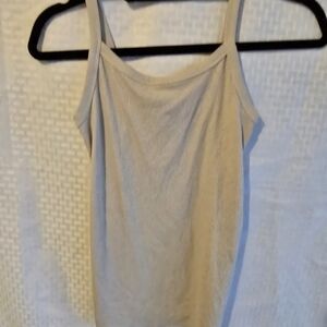 No Boundaries Tan Cream Fitted Camisole Top